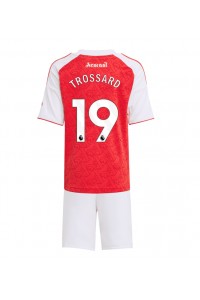 Fotbalové Dres Arsenal Leandro Trossard #19 Dětské Domácí Oblečení 2025-26 Krátký Rukáv (+ trenýrky)